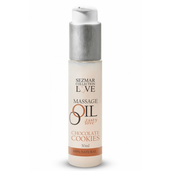 Huile de massage comestible cookie chocolat 50ml 